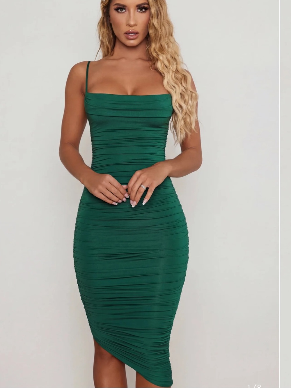 Oh Polly green dress US 8